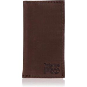 Men's Leather Long Bifold Rodeo Wallet with RFID
